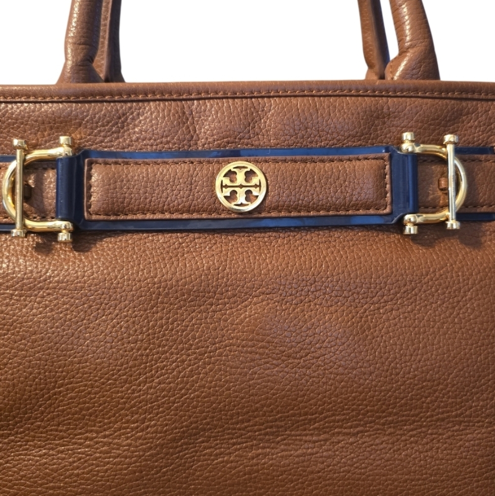 Tory Burch Horsebit Sienna Satchel/Crossbody Bag With Dustbag In EUC - Picture 3 of 16